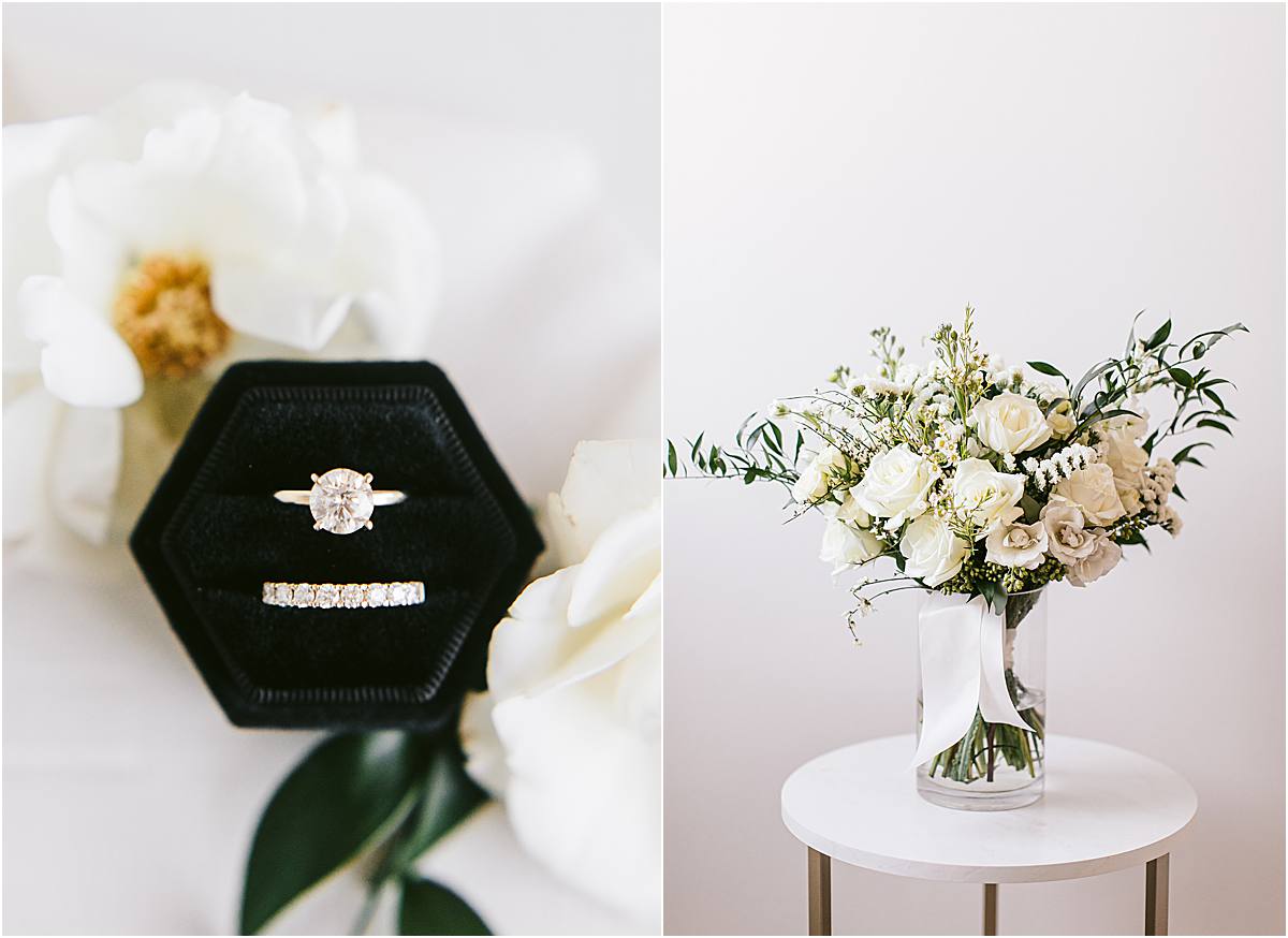 Gorgeous Engagement Ring for a Winter Wedding by Kansas City Photographer West Rose Photo and Film