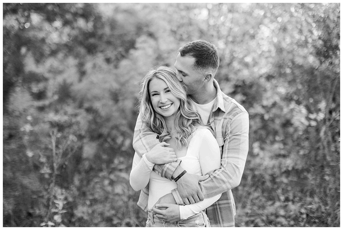 Fall Engagement Session at Shawnee Mission Park in Kansas City