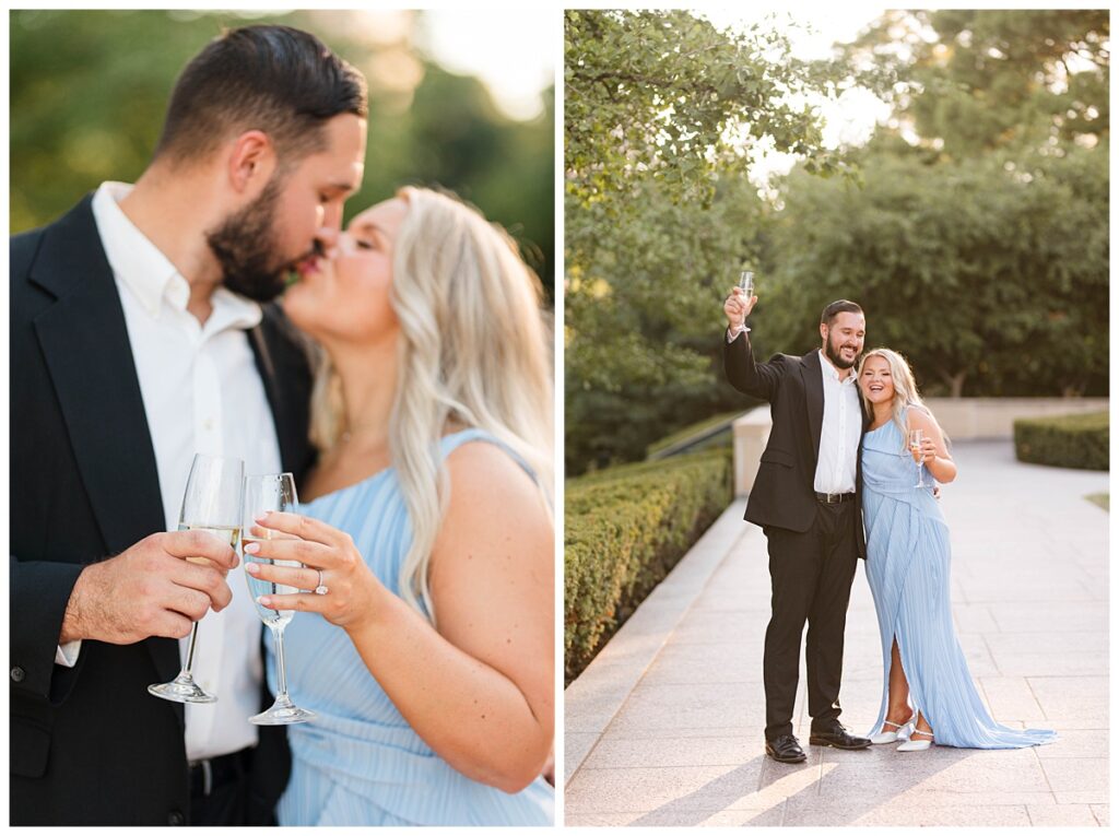 classic engagement session kansas city